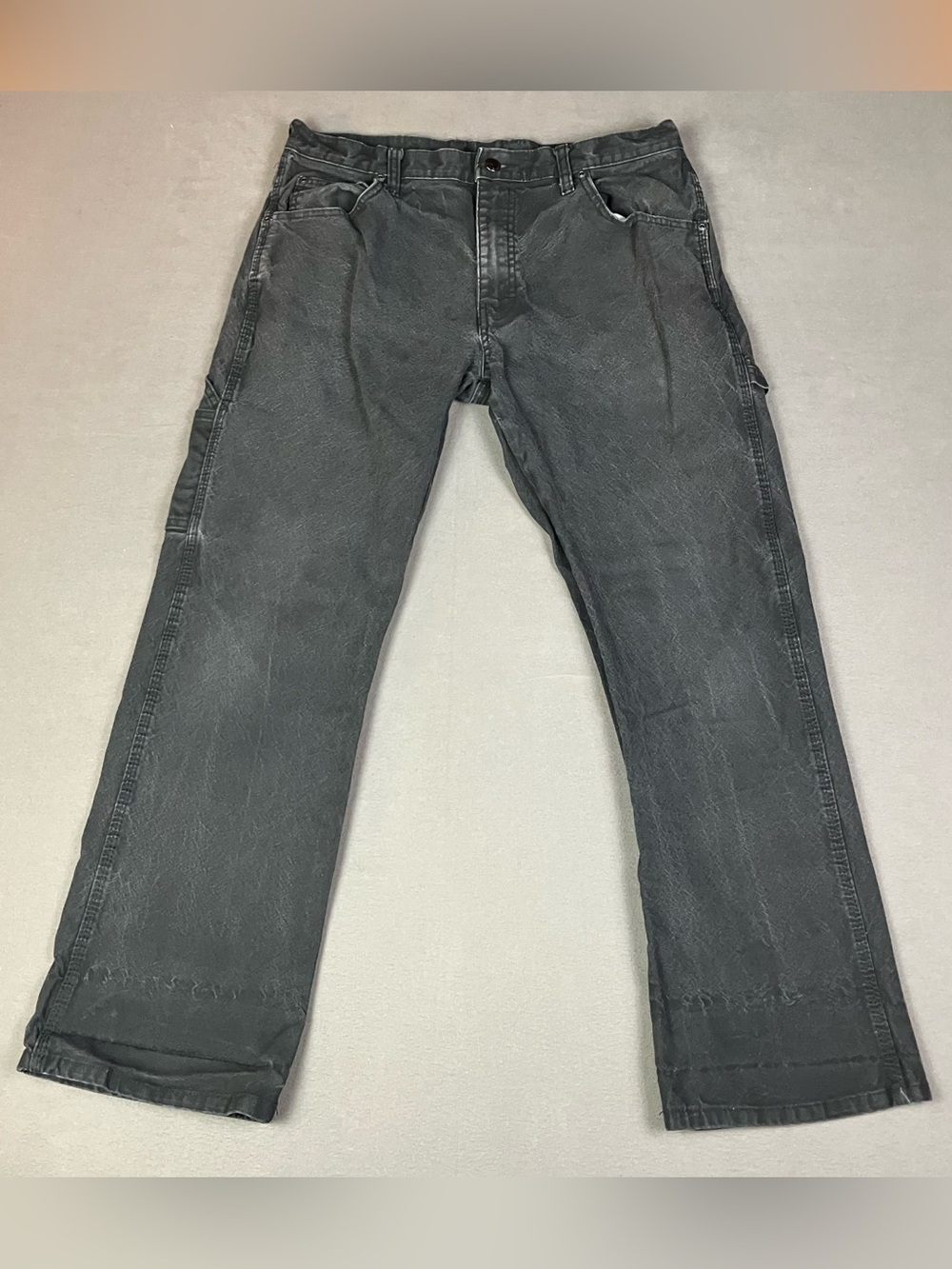 Dickies Men’s Size 32x30 Faded Black Carpenter Work Pants Grunge